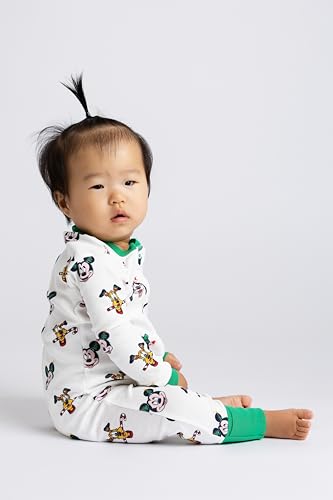 Image of MONICA + ANDY One Piece Baby Pajamas, 100% Organic Baby Clothes for Girls and Boys, Sizes For Newborn and Infant