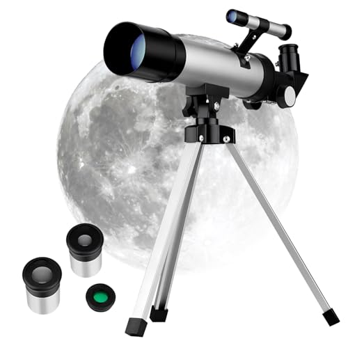 Compact Lightweight Refractor Telescope with Tripod for Beginners and Easy Setup Quick Release Design for Astronomy Stargazing and Celestial Observation