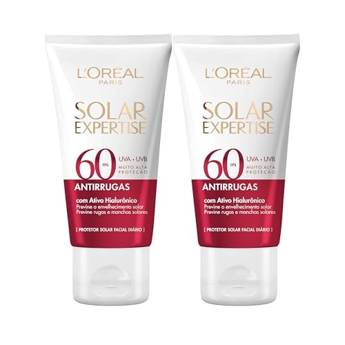 L'Oréal Paris Solar Expertise Kit Protetor Solar Antirrugas FPS 60, 40g L'Oréal Paris Solar Expertise Kit Protetor Solar Antirrugas FPS 60, 40g