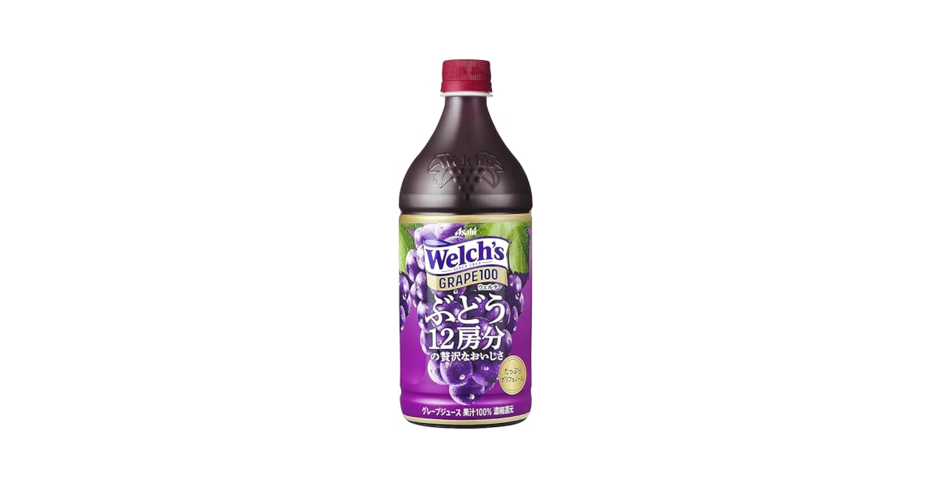 アサヒ Welch's ウェルチ グレープ100 800g ペットボトル16本入 アサヒ飲料 ウェルチ グレープ100 800g×16本 PET (野菜・果実