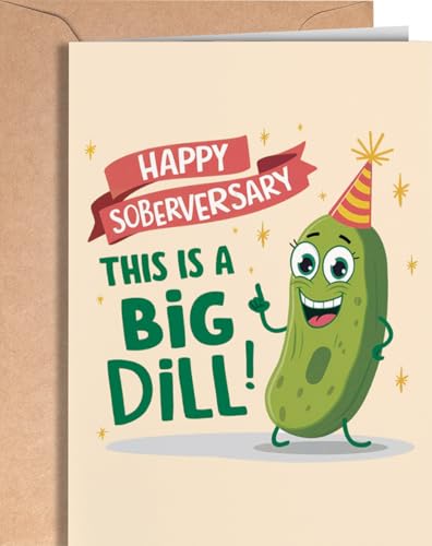 Carte sobriété anniversaire humour hommes femmes récupération