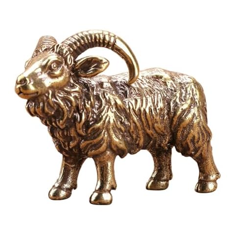 ＫＬＫＣＭＳ Brass Goat Statue Cover
