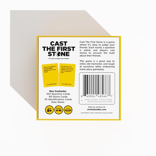 Cast The First Stone - Juego de mesa para adultos miniatura 6