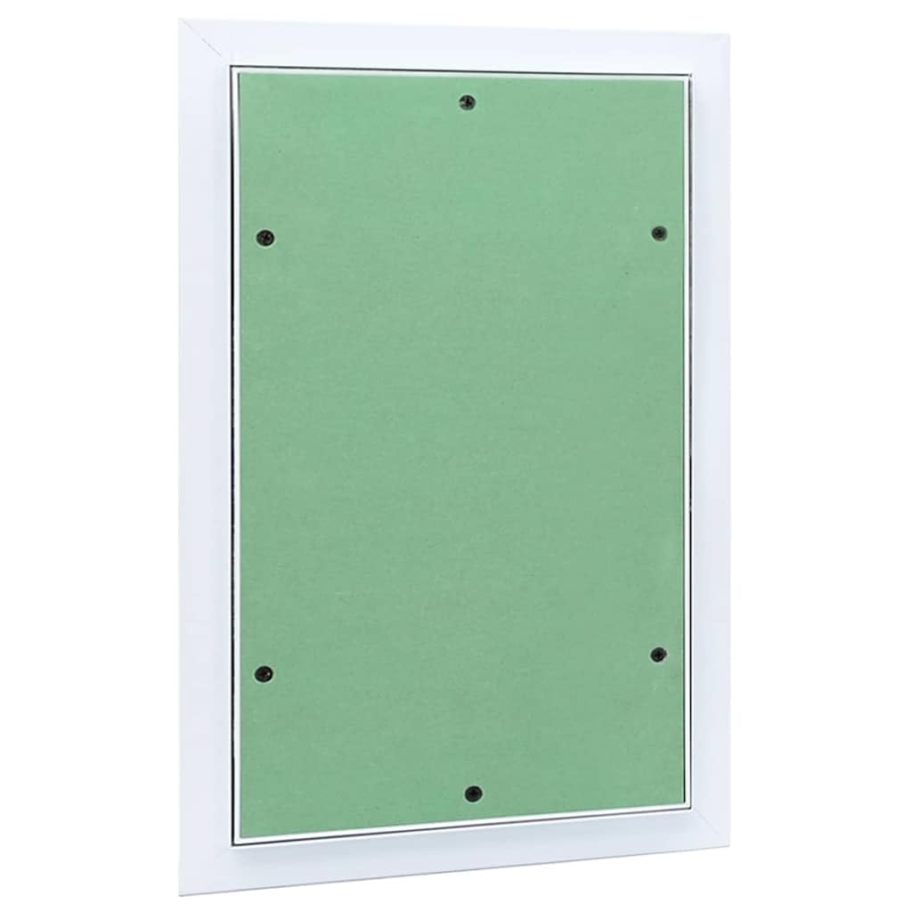 Genérico Panel de Acceso Verde y Plata 35 x 45 cm Aluminio y Pladur,Bricolaje,Materiales de construcción,Trampas,Verde,4018458