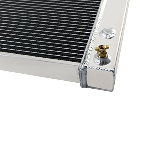 4 Row Aluminum Radiator Fit 30-50 Chevy 30's 40's 50's Transmission Cooler Hot Rod Classic