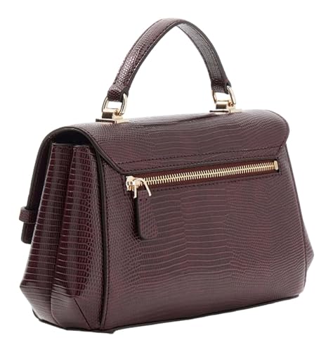 Guess Sac Bandoulière Melinda Triple Comp Burgundy KL993320 - vue 4