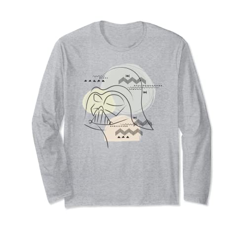 T-shirt manches longues Star Wars imprimé textile Dark Vador vêtement coton geek