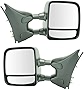 Mirror Manual Textured Black Towing LH & RH Pair Set for Frontier Xterra Equator