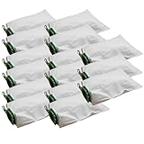 Hoypeyfiy 15 Stück Staubsaugerbeutel-Set, Beutel Filtertüten, Ersatz für Vorwerk Kobold VB100 VB 100 FP100 FP 100, Ersatz für Swirl M40/S67