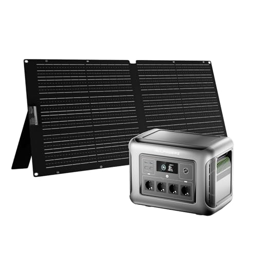 ALLPOWERS R1500 LITE generador solar portatil 1600W (pico 3200W)/1056Wh Batería LiFePo4,MPPT 650W max,SAI