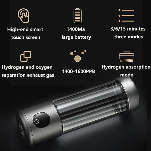 Générateur de bouteille d'eau à hydrogène SPE 360ml portable