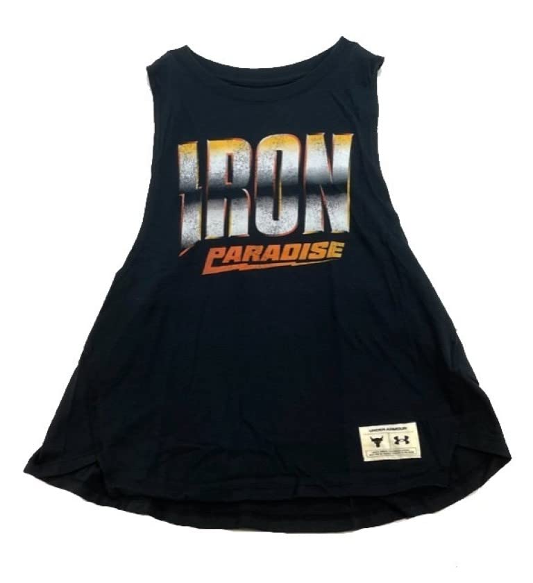 Débardeur Under Armour Project Rock noir S pour femme idéal pour le crossfit et la musculation