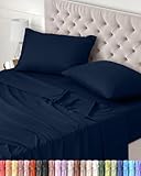 Utopia Bedding - Set Lenzuola Letto Matrimoniali 4 Pezzi 180x200 cm - Spazzolata Poliestre...