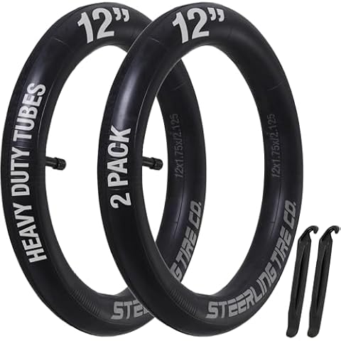 [2-Pack] Heavy Duty - 12"/14"/16"/18"/20" | Kids Bikes Inner Tubes Replacements for Kids Bikes -3.50mm Thick for RoyalBaby, JOYSTAR, Dynacraft and More! Cover