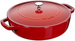 STAUB Cast Iron Chistera, Cherry, 24 cm