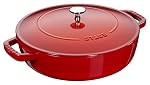 STAUB – STAUB Schmorpfanne, Chistera Bräter, 24 cm, 2,5 L, Induktion