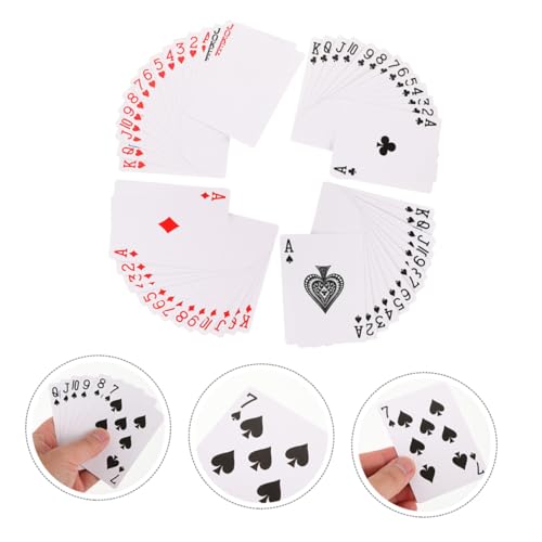 Toyvian 2sätze Blanko Spielkarten Zum Selbstgestalten Einseitige Sublimations-pokerkarten Wärmeübertragungs-papierkarten Für DIY Kartenliebhaber Freizeit Und Unterhaltung – Bild 8