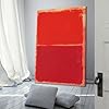 Mark Rothko《Red on Red》Print Poster Canvas And Wall Art Picture Print Modern Family Bedroom Decors 08x12inch(20x30cm) #2