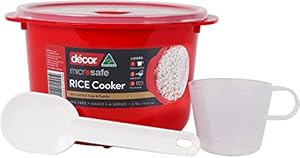 Décor Microsafe Rice Cooker 2.75L Red