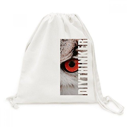 Sac Voyage Chouette Animaux Terrestres grand sac à dos toile cordon robuste