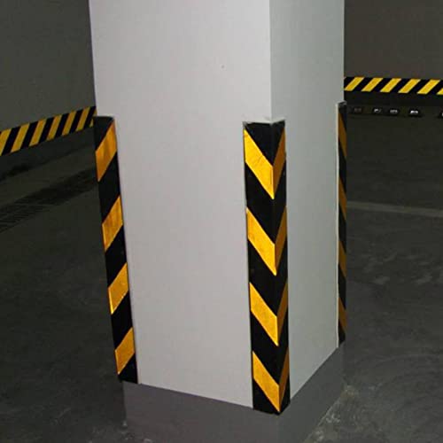 Dispositif de protection d'angle de mur noir et jaune - 20 pièces - 3