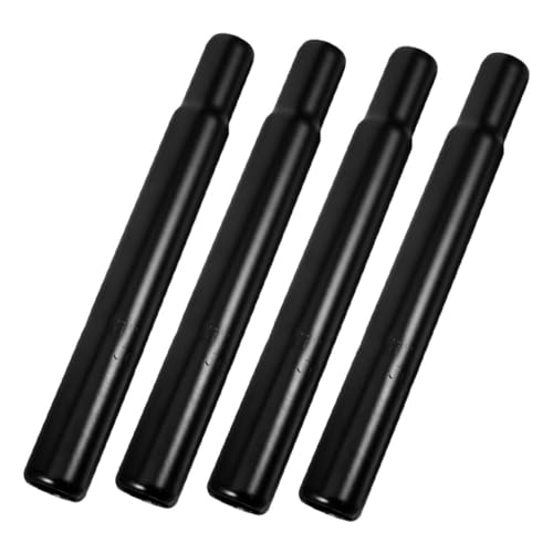 TOYANDONA Poste de Asiento de Bicicleta Tubo de Subida Acolchado Ergonómico tijas de sillín de Bicicleta para Accesorios para Bicicletas Acero de Alto Carbono Black