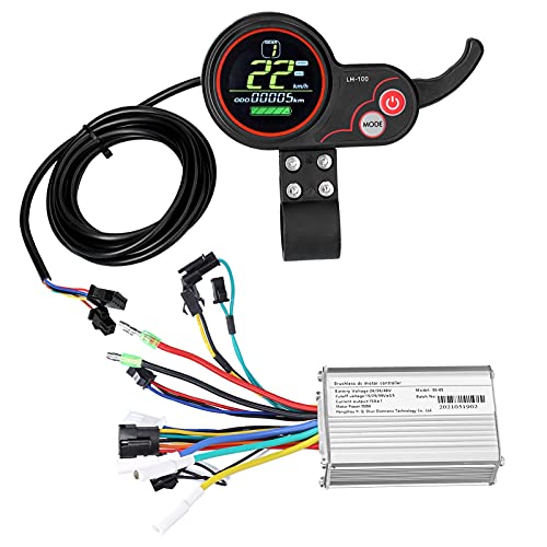 Controlr de motor sem escova com painel de controle à prova d'água LCD 24V-48V 350 W Kit de control