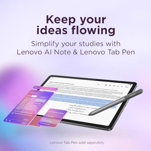 Image of Lenovo 11 inch Android 15 Tablet, 2.5K 90Hz IPS, 4GB RAM 384GB Storage(UFS+SD)