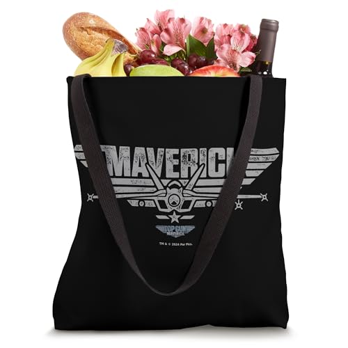 Bolso tipo tote con logo de avión de Top Gun: Maverick miniatura 4
