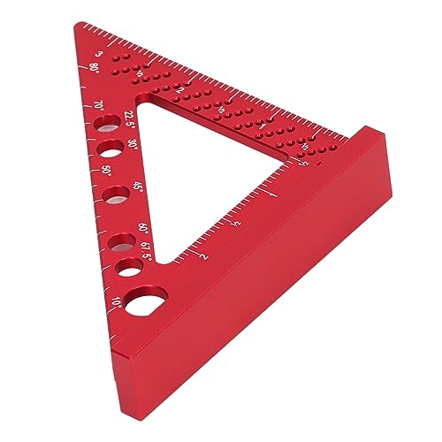 Escuadra Carpintero 90° aluminio para madera compacta miniatura 6
