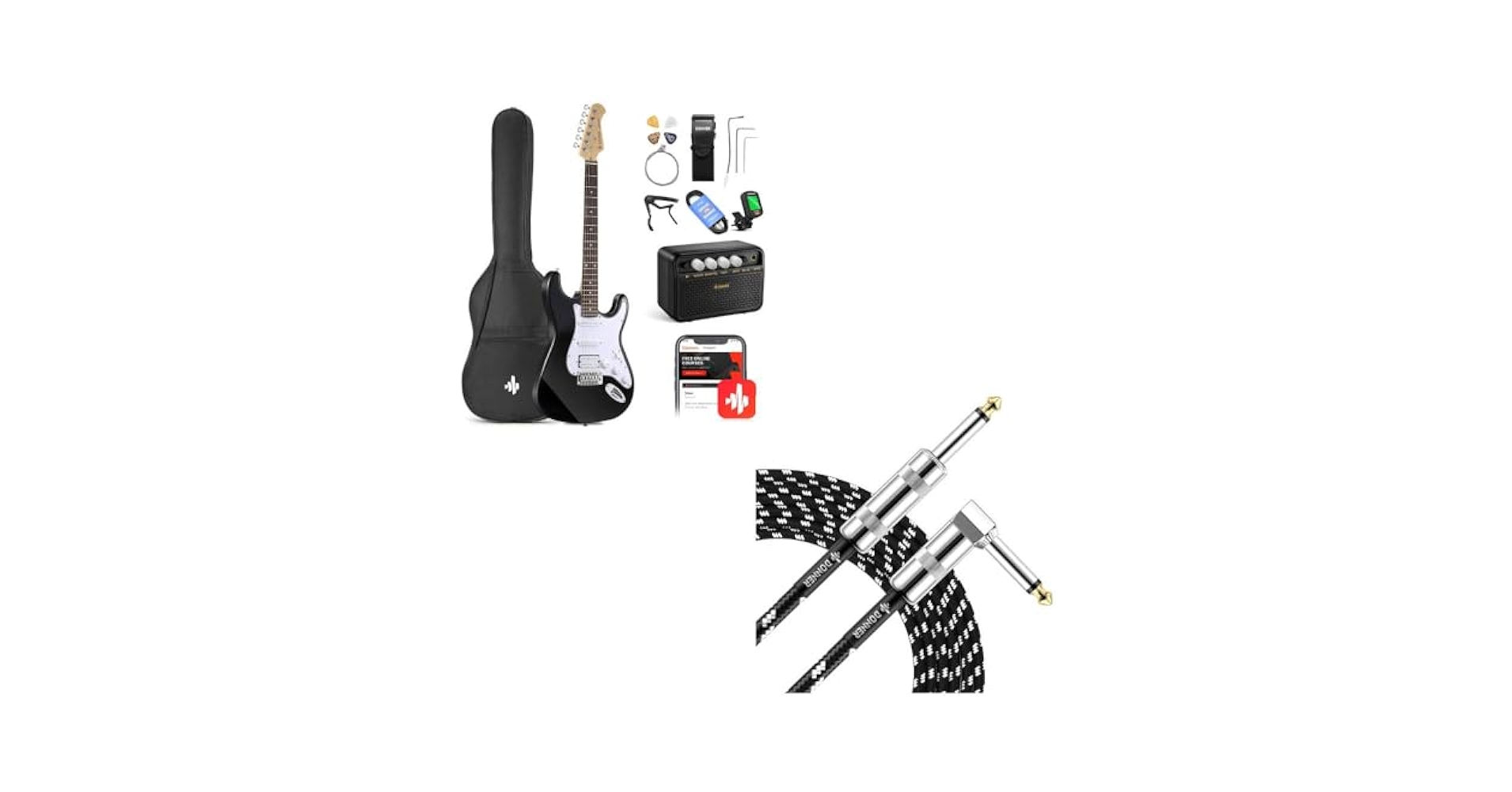 Amazon.com: Donner DST-100B 39 Inch Electric Guitar Beginner