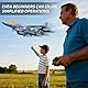 4DRC V50 RC Flugzeug,2 Startmodi, Lichter, 360° Flip, Headless-Modus, 3 Geschwind, 2 Batterien, 2,4 GHz Fernsteuerung Segel, Kampfflugzeug, Spielzeug, Geschenk Kinder, Erwachsene, Anfänger