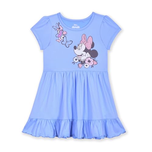 Disney Minnie Mouse Girls 2 Pack Short Sleeve Dress for Toddlers and Big Kids2