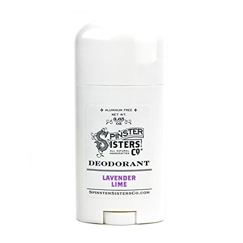 Spinster Sisters Co, Antiperspirant All-Natural Deodorants, Lavender Lime, 3.65 Oz