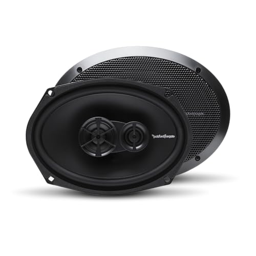Rockford Fosgate Prime R169X3 6"x9" 3-Way Full Range Coaxial Speakers (Pair)