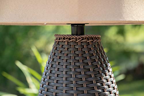 Kenroy Home 32203Brz Sunset Outdoor Table Lamp With Bronze Finish, Casual Style, 29.25" Height, 16" Width, 16" Depth #TOP6