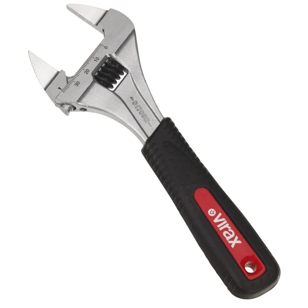 Virax 017055 - Llave inglesa (10 pulgadas, capacidad 53 mm)