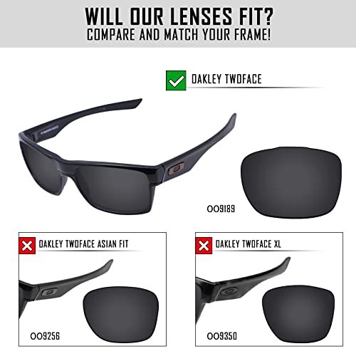 Image of Replacement Lenses for Oakley TwoFace OO9189 Sunglass - Customized Silver Mirror