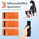 Mcbazel Antibell Ultraschall Gerät, Anti Bell Gerät Hunde 30 Fuß mit Taschenlampe für Hunde