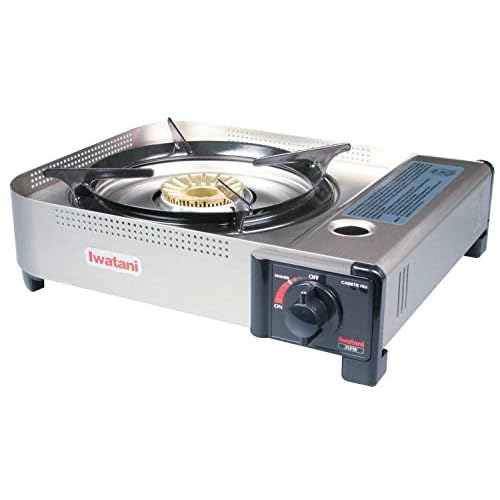 Iwatani 35FW Single-Burner Butane Portable Cooktop Indoor & Outdoor Cooking Stove Medium