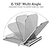 【2021 New Technology】 Cell Phone Stand 2-Pack Cell Phone Holder for Desk Lightweight Portable Foldable Tablet Stands Desktop for iPhone Android iPad Smartphone Accessories 10 Years Returnable