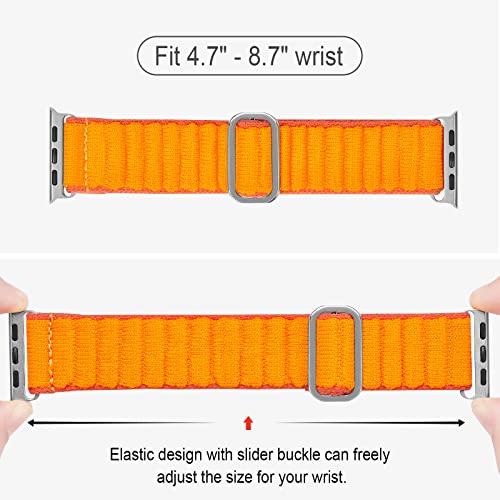 Image of 4 Pack Stretchy Solo Loop Compatible with Apple Watch Bands Women Men