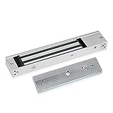 AccessShield Serrure magnétique électronique, serrure de porte électrique 12 V CC, serrure électromagnétique à sécurité positive pour porte simple, système de contrôle d'accès