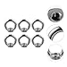 Didiseaon 6pcs M10 Stainless Steel Threaded Eye Nuts Lifting Ring Nuts Heavy Duty Industrial Fasteners for Rigging and Hanging Applications