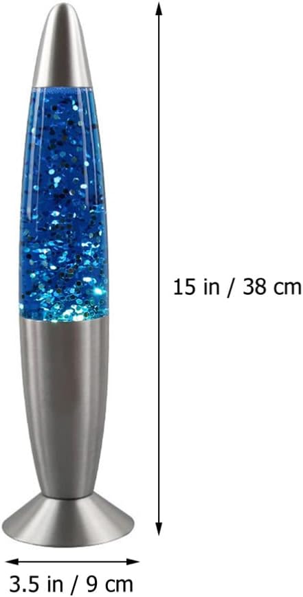 Uonlytech Lamp Night Light Glitter Night Light Beautiful Liquid Motion Lamp Small Glitter Mini Groovy for Adults Teens and Kids