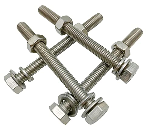 Goodparts M10 BOLTS Stainless Steel Hex Head Screws Bolts cover
