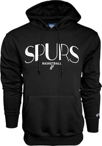 Blue 84 San Antonio Spurs NBA Officially Licensed Hooded Sweatshirt Embroidery B