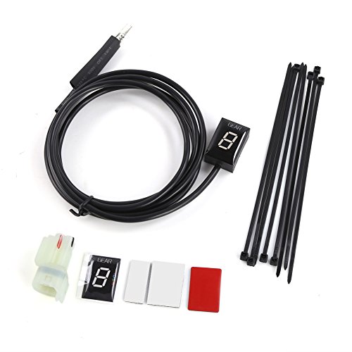 Idea Waterproof Motorcycle Gear Indicator Plug & Play Led Display For Kawasaki (Rectangle, Blue) #TOP5