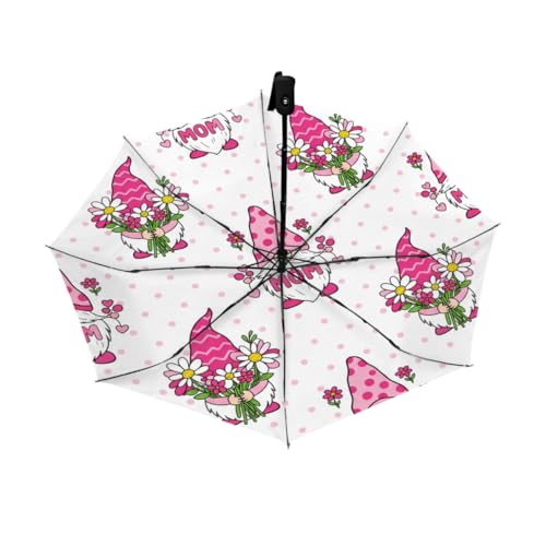 Parapluie de voyage nain de jardin compact pour les trajets quotidiens sous la pluie