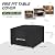 Porch Shield Square Patio Fire Pit Cover Fade Resistant Waterproof Outdoor Firepit Cover 36 x 36 inch for Gas Propane Fire Table